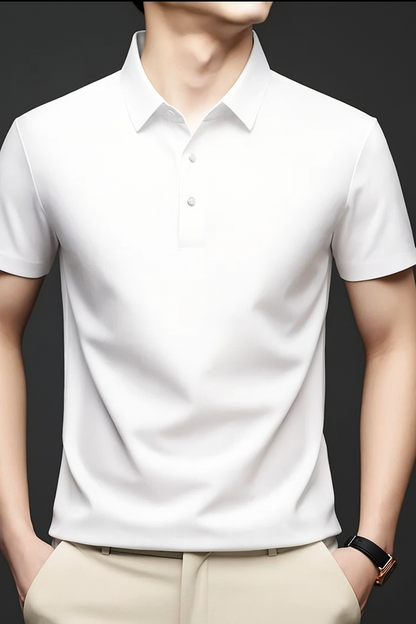 Camiseta Stretch Elegance – Seda Helada Edition