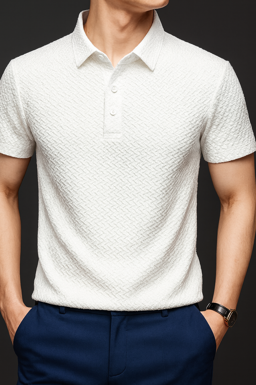 POLO CAMISERO - SEDA STRECH ELEGANCE